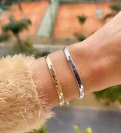 Pulseira fita prata - comprar online