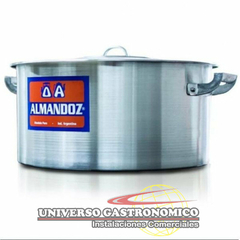 Cacerola N°20 con mango aluminio gastronómico - Almandoz