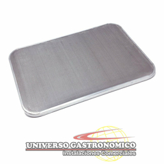 Bandeja plana aluminio perforada 45 x 70 cm. - La Peruta