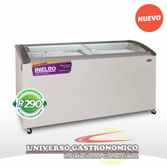 Freezer 550 lts.- t/vidrio p/inclinado - Inelro