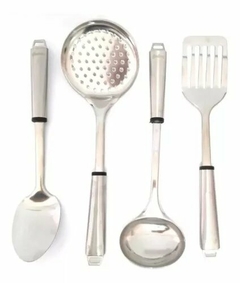 Set 4 utensillos de acero - Hudson - comprar online