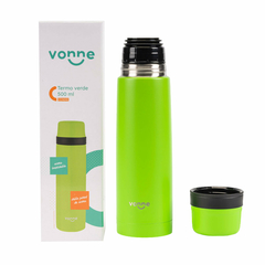 Termo acero verde 500 ml. - Vonne en internet