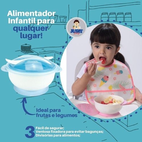 Pote Termico Colher Degrade Azul 360 ml Buba Alimentação - Loja Zuza  Brinquedos