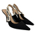 Scarpin Dior J`Adior Slingback Preto Salto 10