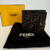 Carteira Fendi de couro com Jacquard FF - Wishlist Brechó