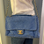 Bolsa Chanel Iridescent Blue Single Flap na internet