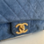 Bolsa Chanel Iridescent Blue Single Flap