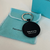 Chaveiro Tiffany & Co. Couro Preto - comprar online