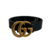 Cinto Gucci Marmont GG Preto