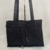 Bolsa Gucci Black GG Canvas and Leather Shoulder Bag - comprar online