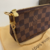 Mini Pochette Accessoires Louis Vuitton Damier Ébène - loja online