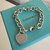 Pulseira Tiffany & Co Heart em Prata de Lei - comprar online