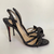 Sandália Christian Louboutin Black Grusanda Glitter Bow - loja online