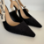 Scarpin Dior J`Adior Slingback Preto Salto 10 - Wishlist Brechó