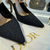 Imagem do Scarpin Dior J`Adior Slingback Preto Salto 10