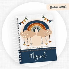 Boho azul (caderneta e Livro do Bebê)