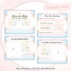 Ursinho Pooh (caderneta e Livro do Bebê) - Ju Gresik papelaria infantil 