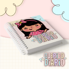 Diário personalizado menina