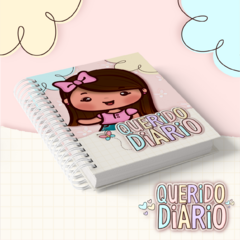 Diário personalizado menina