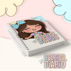 Diário personalizado menina