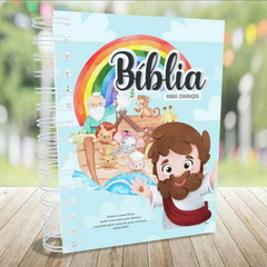 Bíblia infantil azul