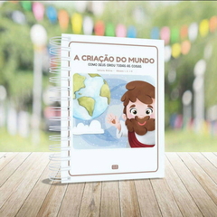 Bíblia infantil azul - Ju Gresik papelaria infantil 