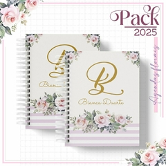 Agenda floral alfabeto 2025