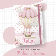 Porta documento Balão menina