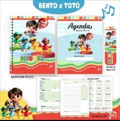 Agenda escolar 2025 Bento Toto