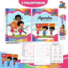 Agenda escolar 2025 3 Palavrinhas