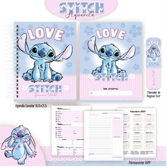 Agenda escolar 2025 Stitch