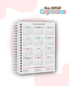 Caderno coleção Capivara - Ju Gresik papelaria infantil 