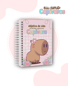 Caderno coleção Capivara