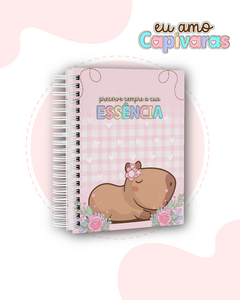 Caderno coleção Capivara