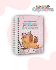 Caderno coleção Capivara