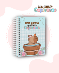 Caderno coleção Capivara