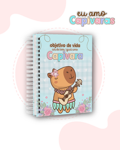 Caderno coleção Capivara