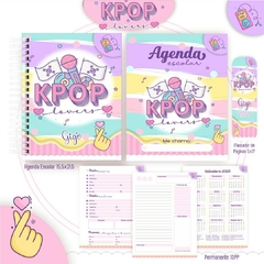 Agenda escolar 2025 Kpop