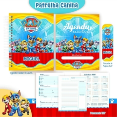 Agenda escolar 2025 patrulha canina