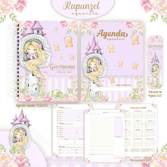 Agenda escolar 2025 Rapunzel