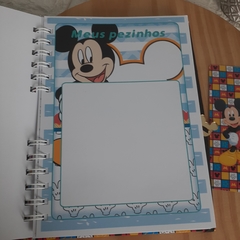 Caderneta de saúde Mickey - Ju Gresik papelaria infantil 