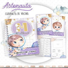 Caderneta de saúde Astronauta menina