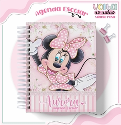 Agenda escolar 2024 Minnie Rosa