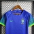 Camisa + Shorts Infantil Seleção Brasileira - Azul na internet