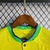 Camisa + Shorts Infantil Seleção Brasileira - Amarela