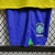 Camisa + Shorts Infantil Seleção Brasileira - Amarela - loja online