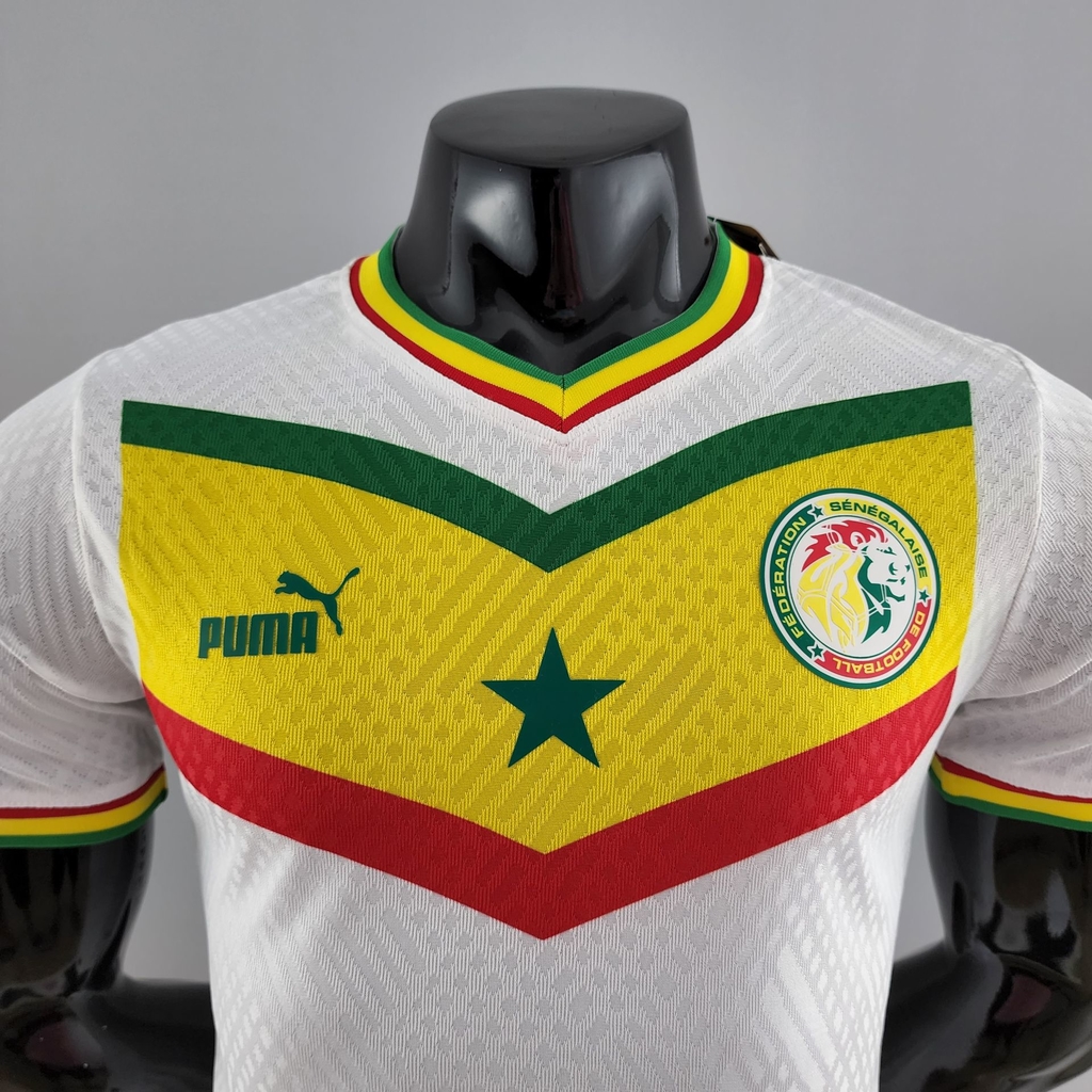 Camisa Seleção do Senegal Home 22/23 Torcedor Puma Masculina - Branca