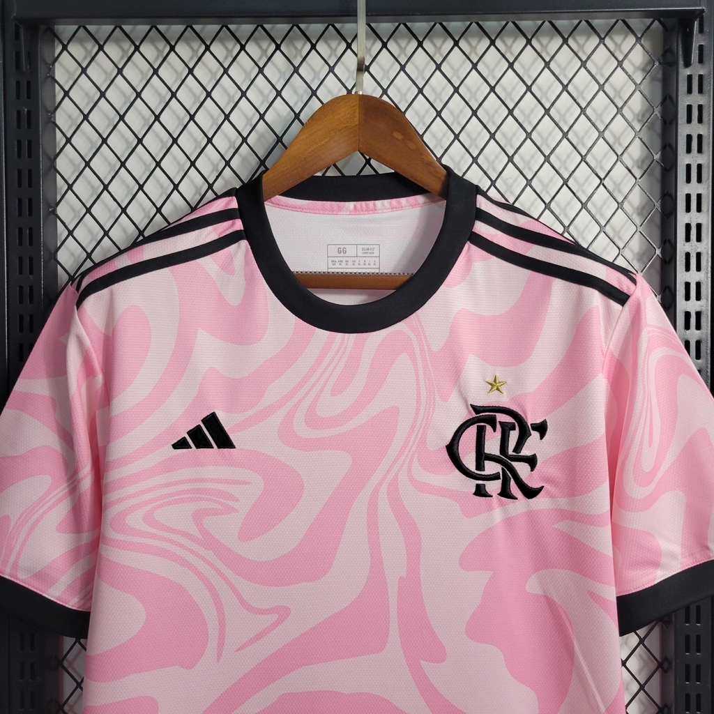 Camisa do Flamengo rosa