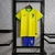 Camisa + Shorts Infantil Seleção Brasileira - Amarela