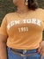 T shirt NEW YORK caramelo - comprar online